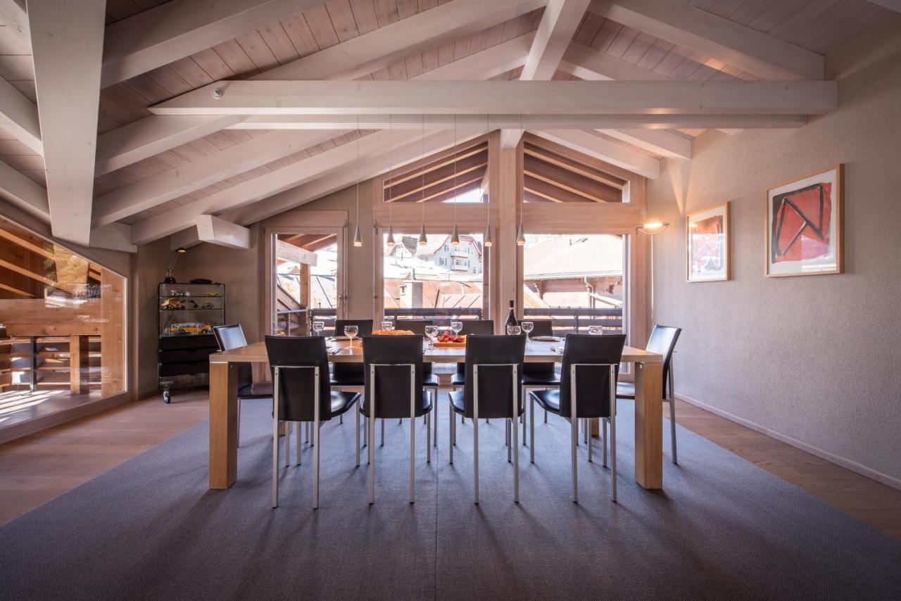 Chalet Schneehoren Penthouse Wengen Exterior foto