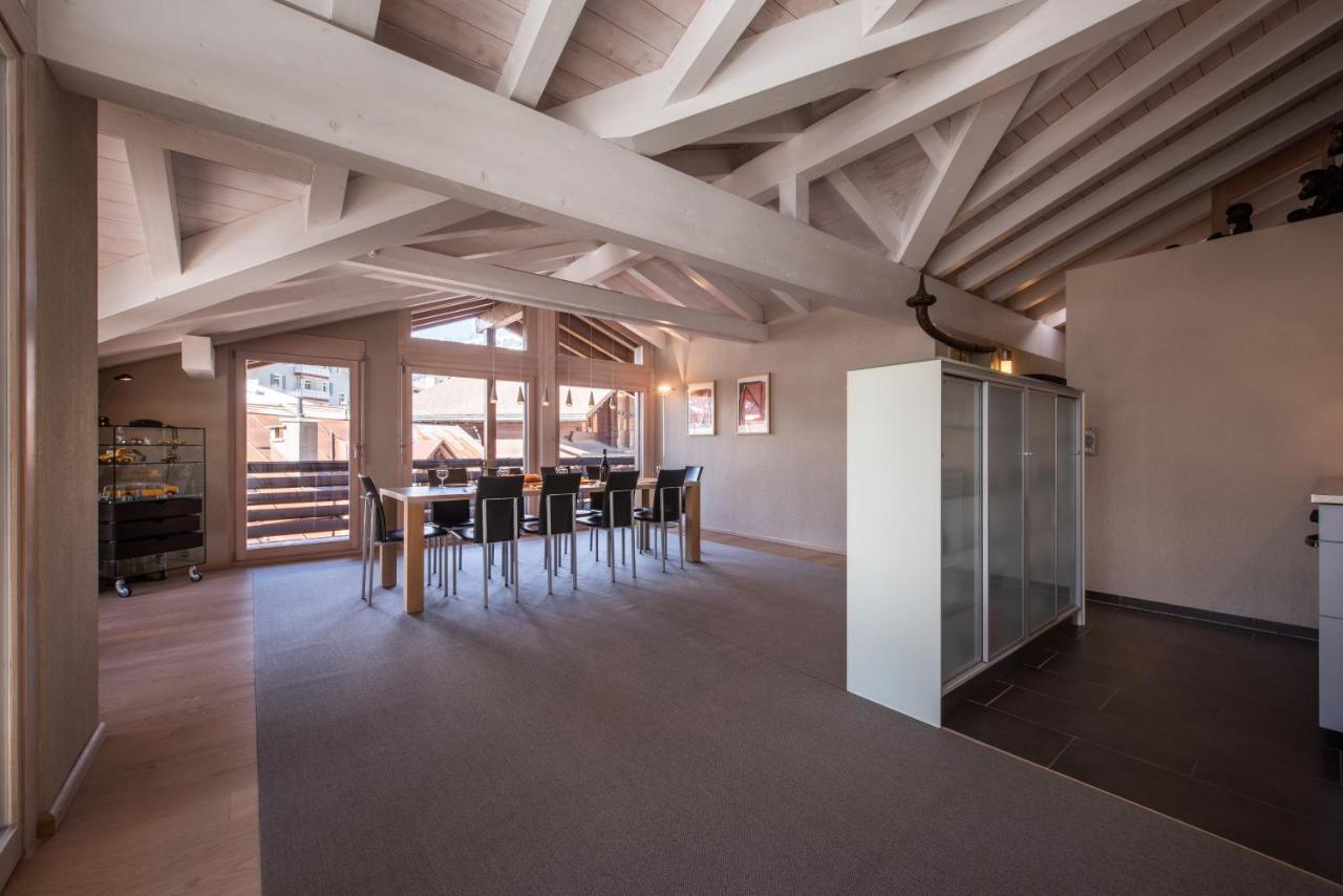 Chalet Schneehoren Penthouse Wengen Exterior foto