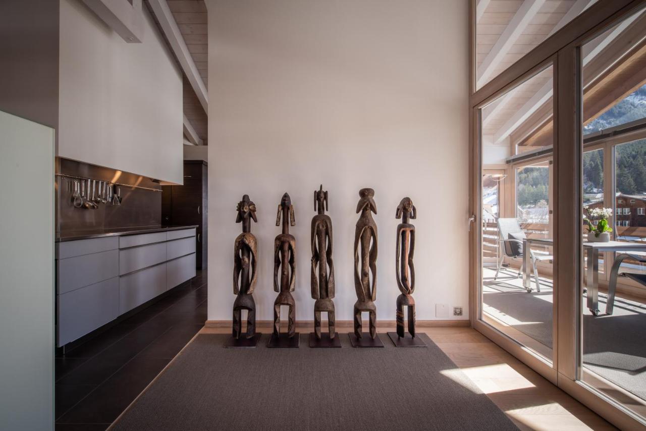 Chalet Schneehoren Penthouse Wengen Exterior foto
