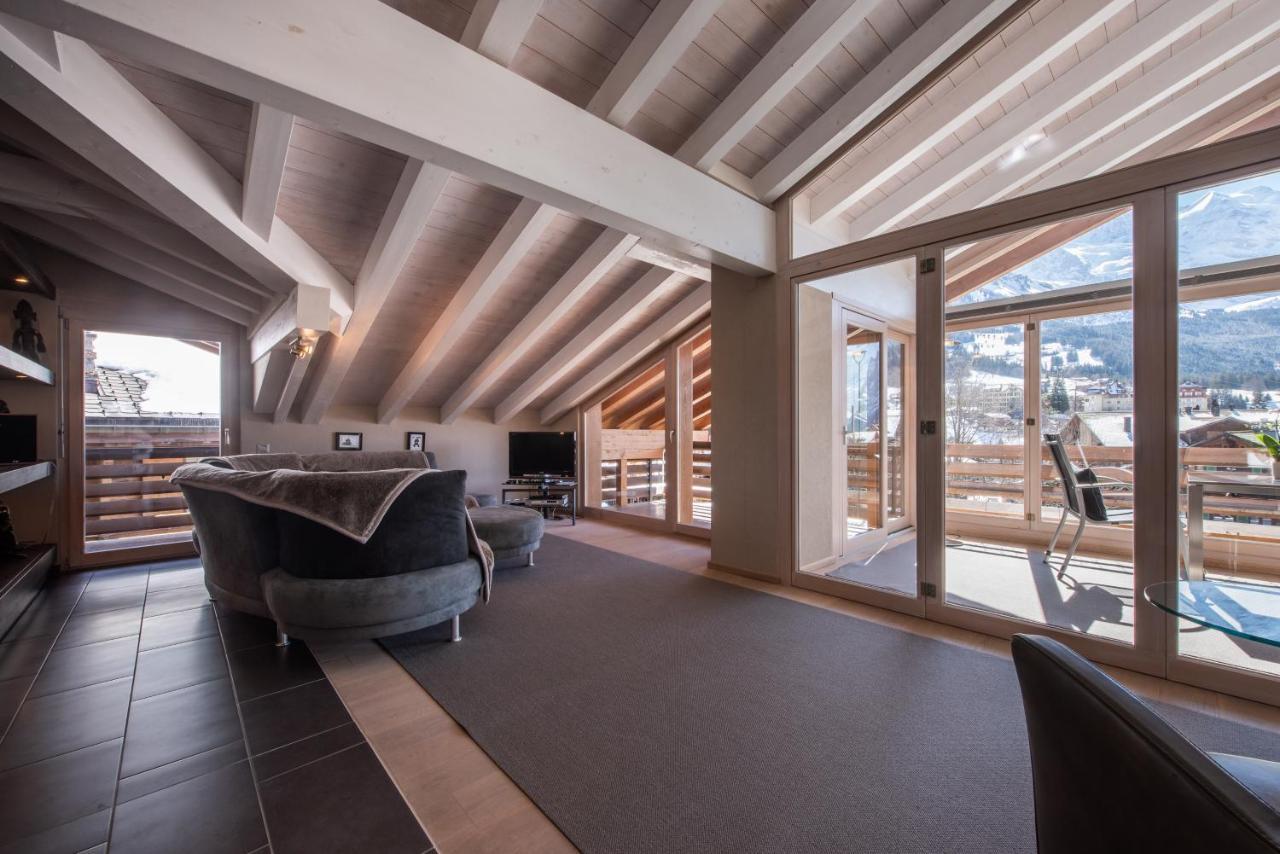 Chalet Schneehoren Penthouse Wengen Exterior foto