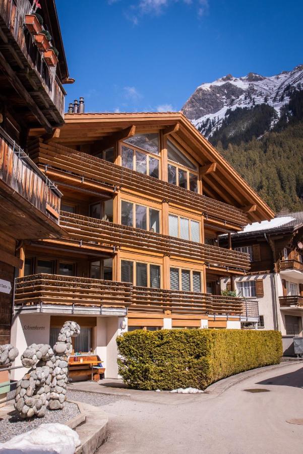 Chalet Schneehoren Penthouse Wengen Exterior foto